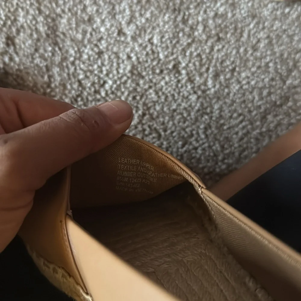 New Tory Burch DESCRIPTION EVERLY LEATHER ESPADRILLE NEVADA RETRO tiramisu